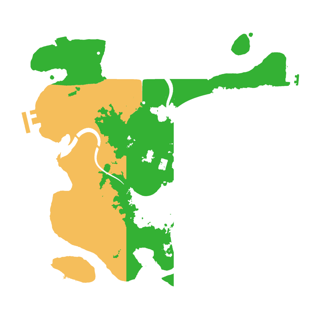 Biome Rust Map: Procedural Map, Size: 3000, Seed: 8064237