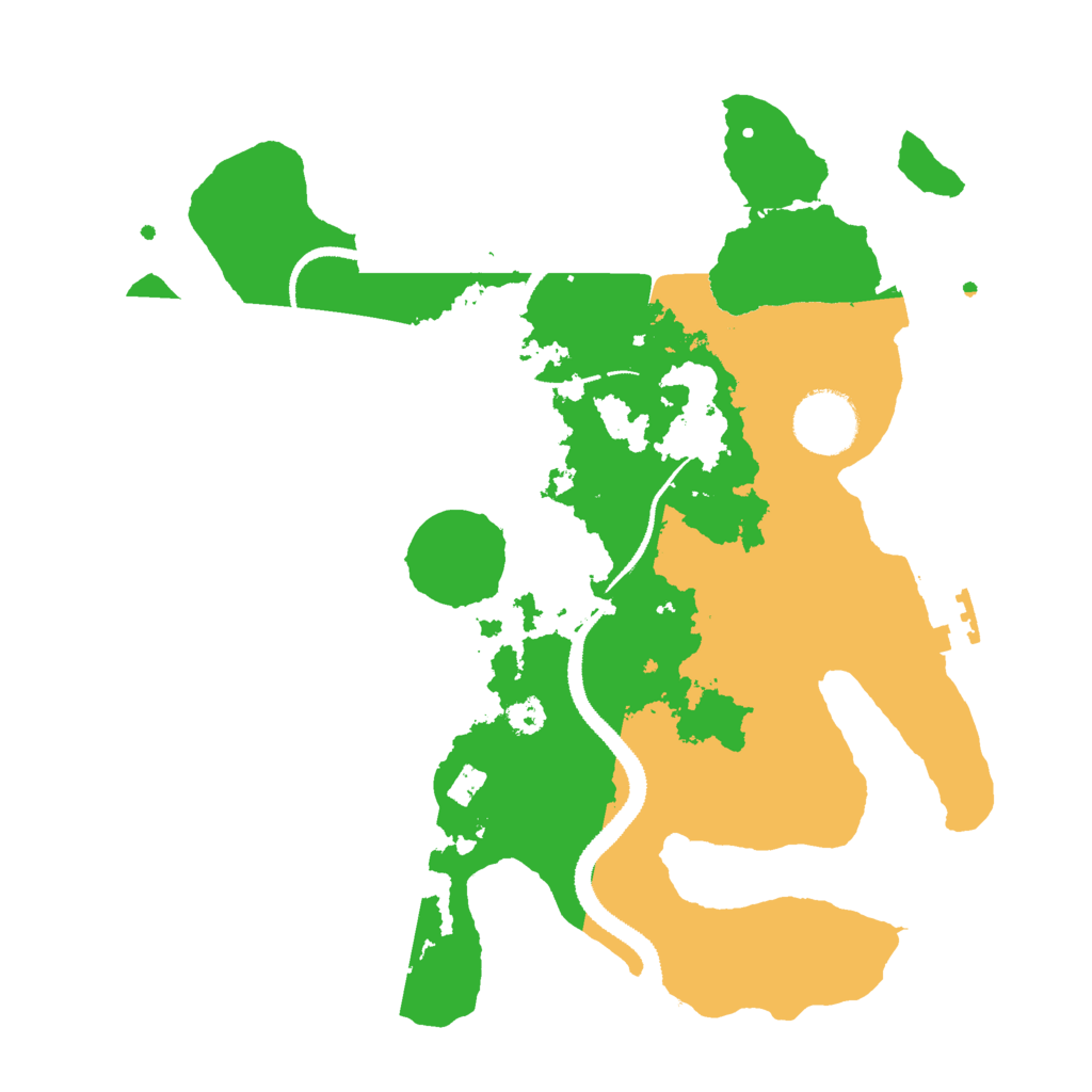 Biome Rust Map: Procedural Map, Size: 3000, Seed: 1586432694