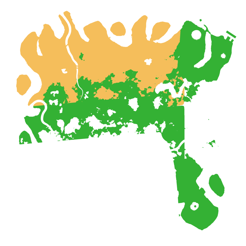 Biome Rust Map: Procedural Map, Size: 4500, Seed: 1947592739