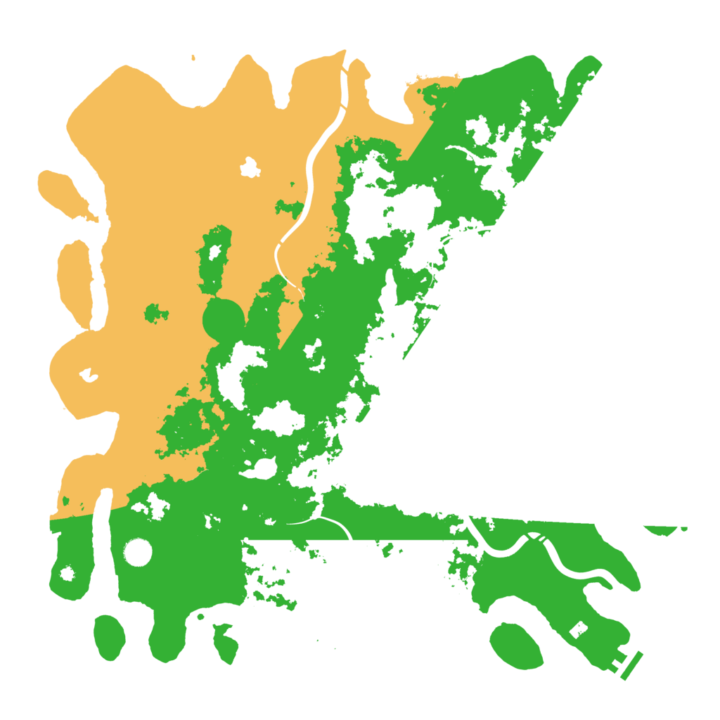 Biome Rust Map: Procedural Map, Size: 4500, Seed: 370790830