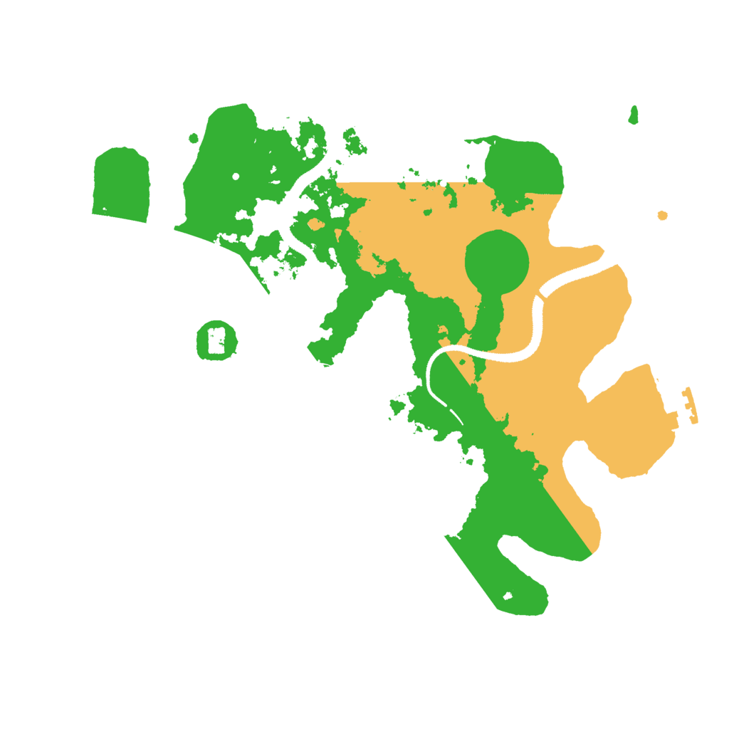 Biome Rust Map: Procedural Map, Size: 3000, Seed: 264213893