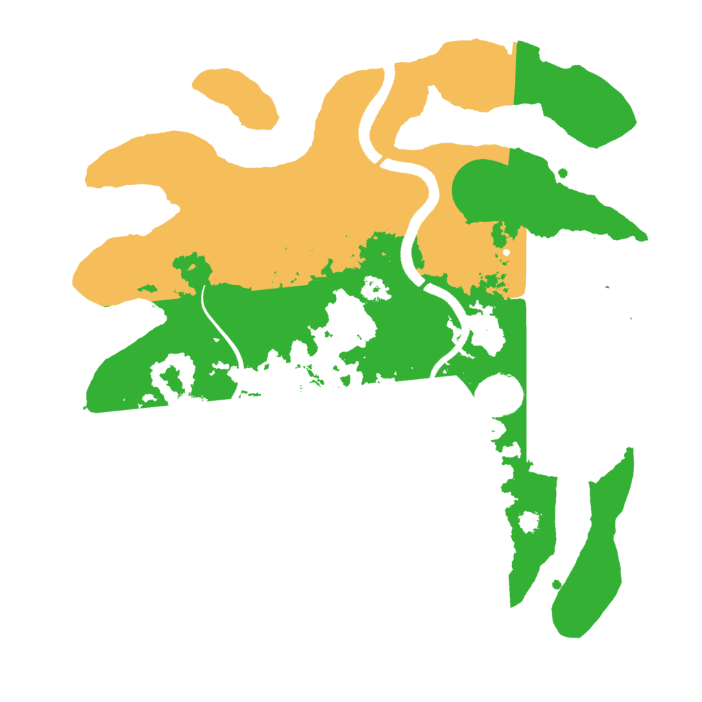 Biome Rust Map: Procedural Map, Size: 3000, Seed: 457931039