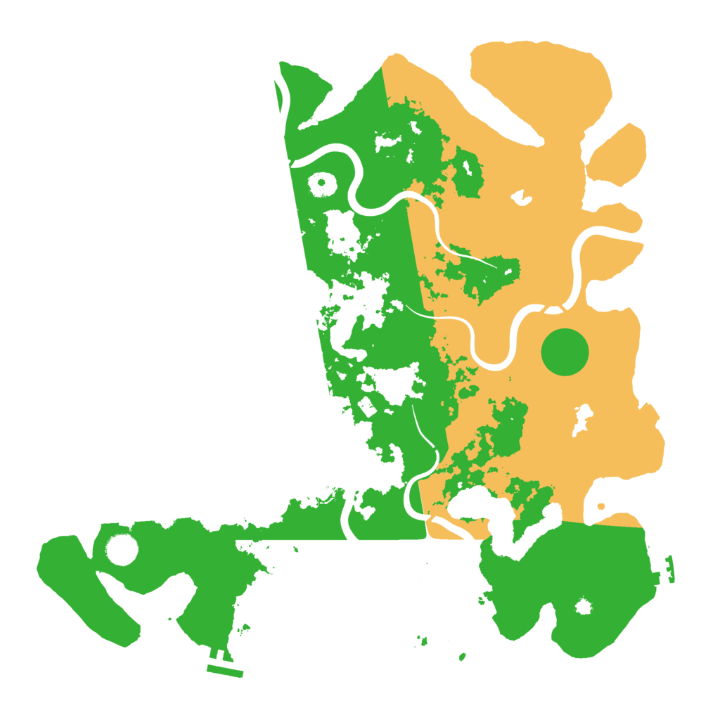 Biome Rust Map: Procedural Map, Size: 4000, Seed: 1850855052