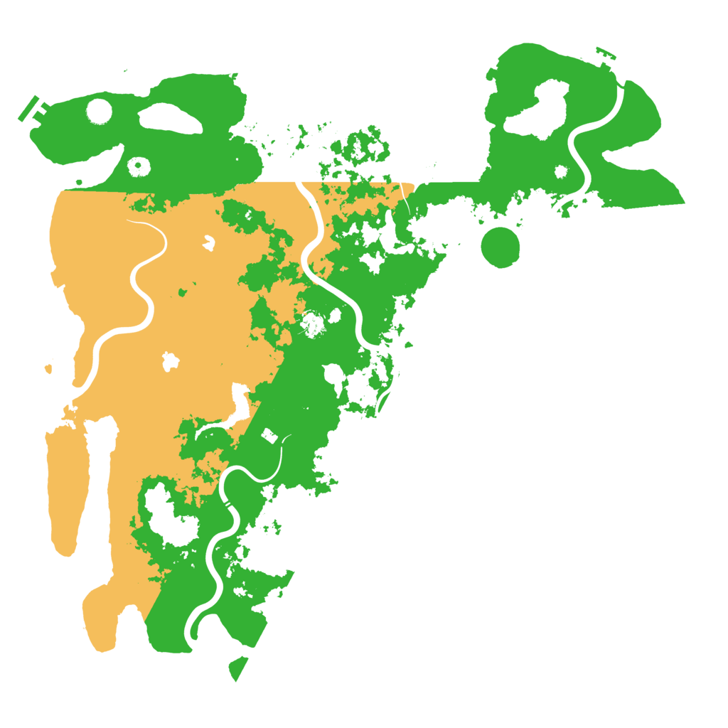 Biome Rust Map: Procedural Map, Size: 5000, Seed: 65198441