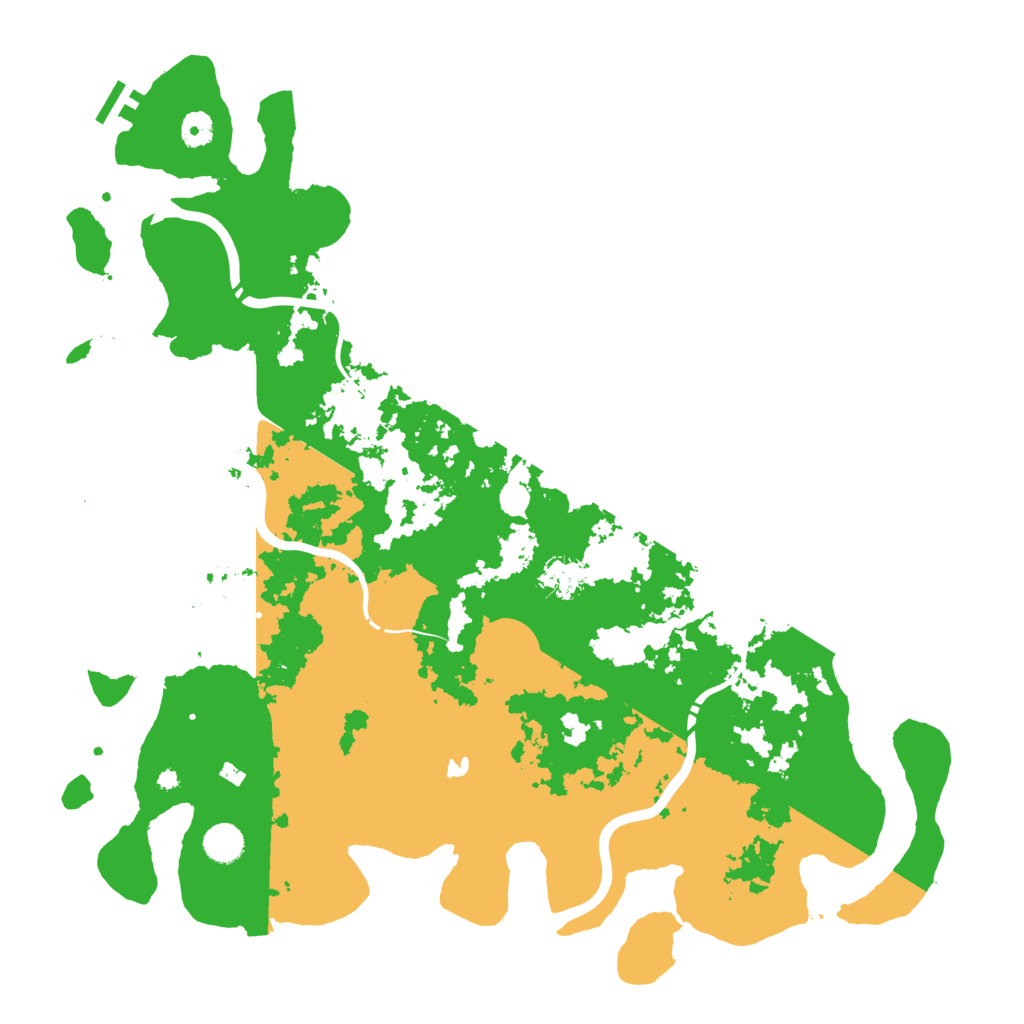 Biome Rust Map: Procedural Map, Size: 4500, Seed: 510027061