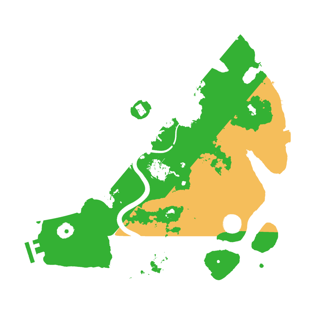 Biome Rust Map: Procedural Map, Size: 3000, Seed: 89753