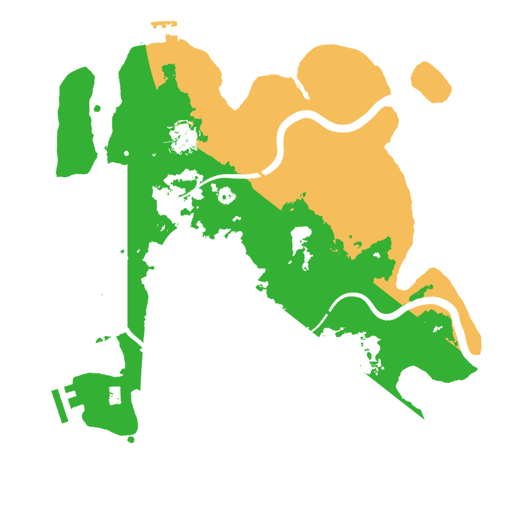 Biome Rust Map: Procedural Map, Size: 3000, Seed: 469770