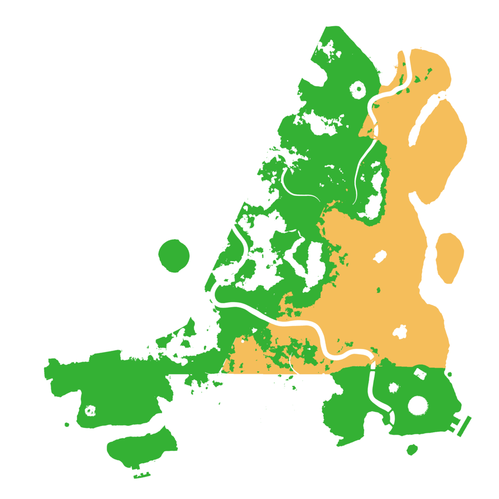 Biome Rust Map: Procedural Map, Size: 4500, Seed: 1527704779