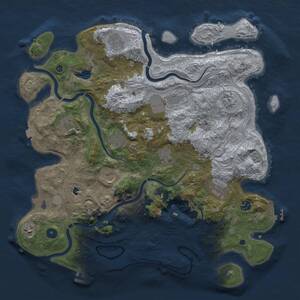 Thumbnail Rust Map: Procedural Map, Size: 4250, Seed: 708293842, 17 Monuments