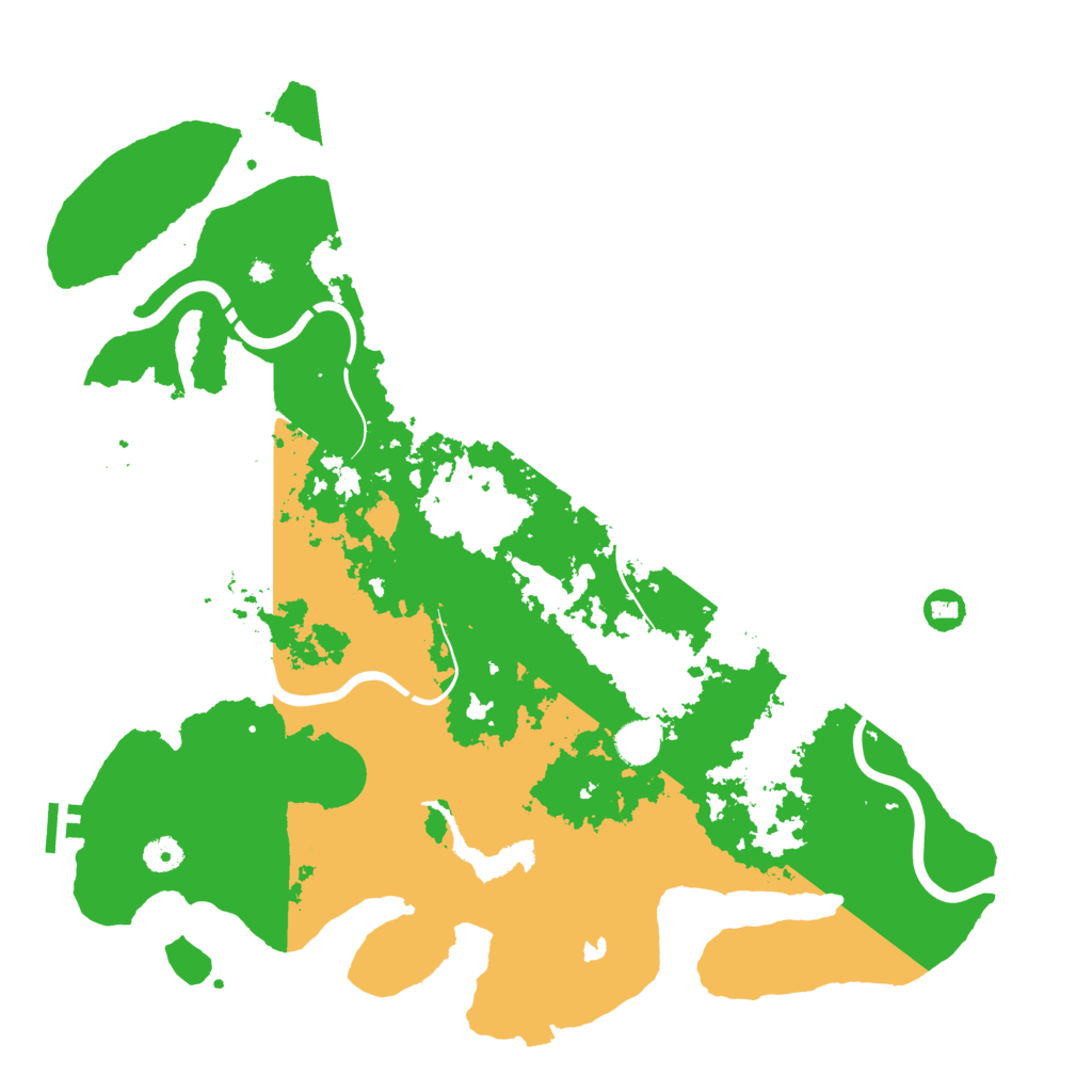 Biome Rust Map: Procedural Map, Size: 4400, Seed: 559744862