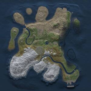 Thumbnail Rust Map: Procedural Map, Size: 2800, Seed: 99159247, 7 Monuments