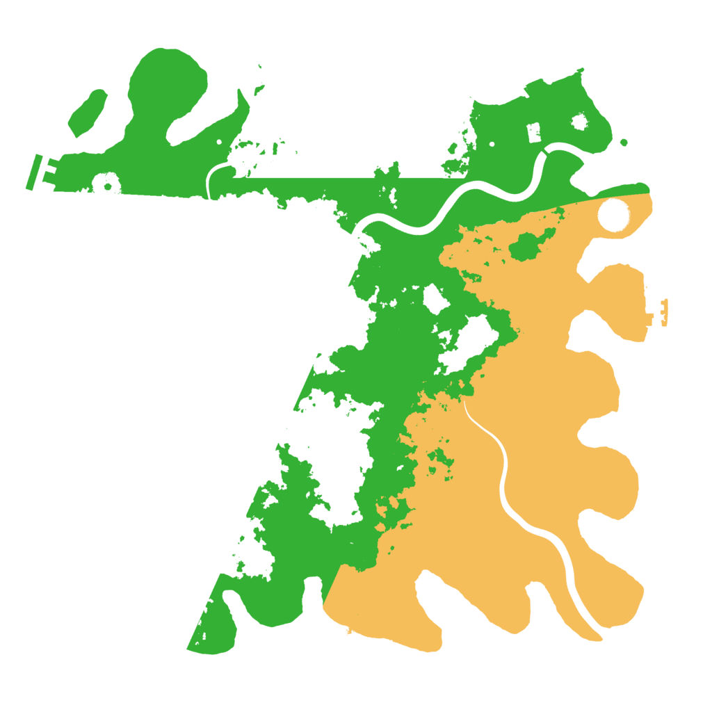 Biome Rust Map: Procedural Map, Size: 3950, Seed: 17662071