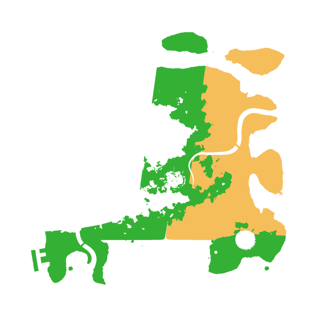 Biome Rust Map: Procedural Map, Size: 3000, Seed: 75161