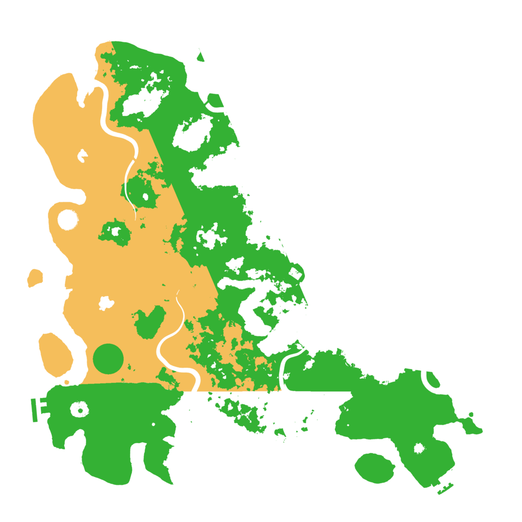 Biome Rust Map: Procedural Map, Size: 4500, Seed: 11301979