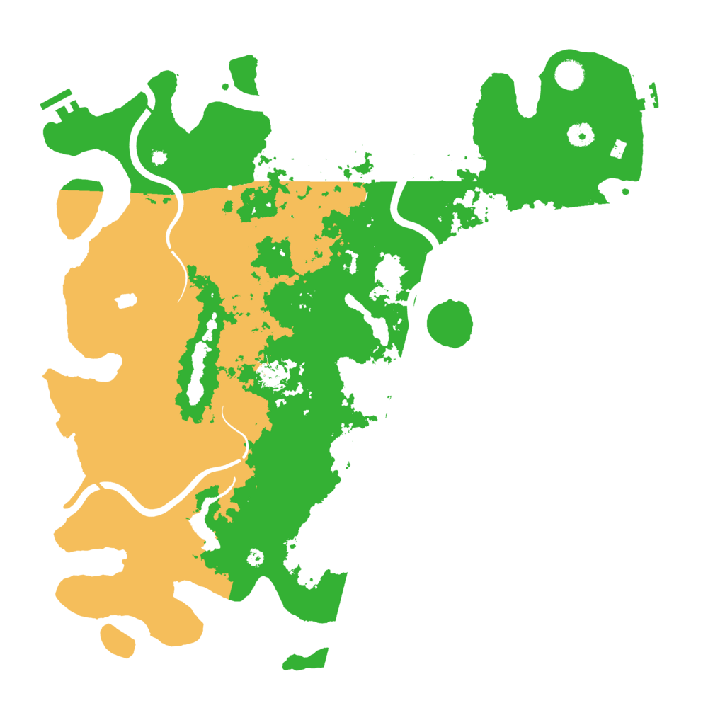 Biome Rust Map: Procedural Map, Size: 4350, Seed: 267326499