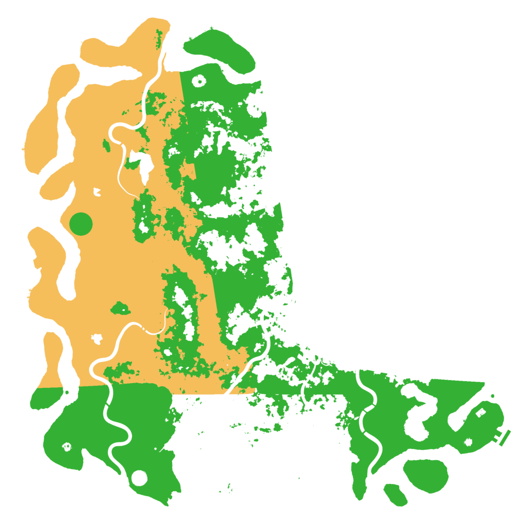 Biome Rust Map: Procedural Map, Size: 6000, Seed: 2146948084