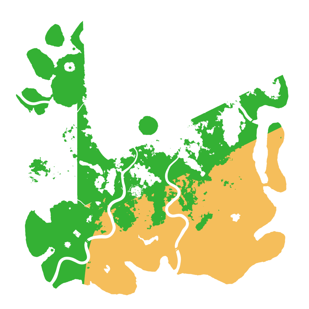 Biome Rust Map: Procedural Map, Size: 4500, Seed: 835699052