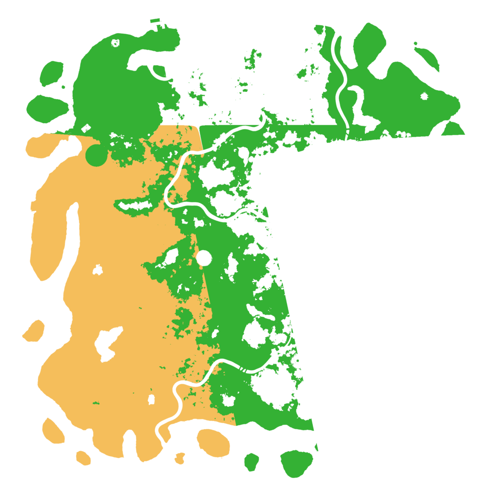 Biome Rust Map: Procedural Map, Size: 6000, Seed: 369369369
