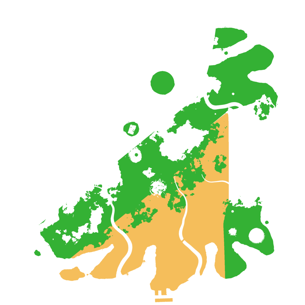 Biome Rust Map: Procedural Map, Size: 3500, Seed: 15734742