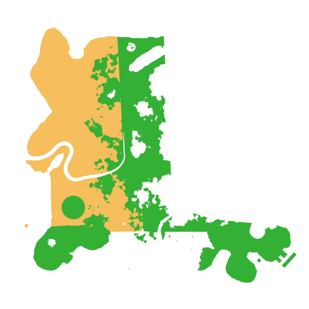 Biome Rust Map: Procedural Map, Size: 3500, Seed: 1095530387