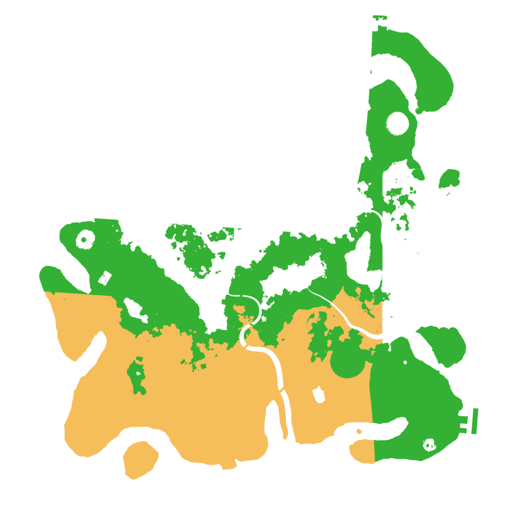 Biome Rust Map: Procedural Map, Size: 4000, Seed: 93167248