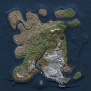 Thumbnail Rust Map: Procedural Map, Size: 3000, Seed: 25159, 12 Monuments