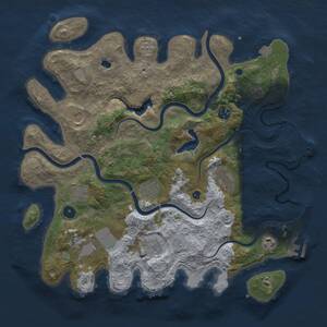 Thumbnail Rust Map: Procedural Map, Size: 4000, Seed: 1798175414, 15 Monuments