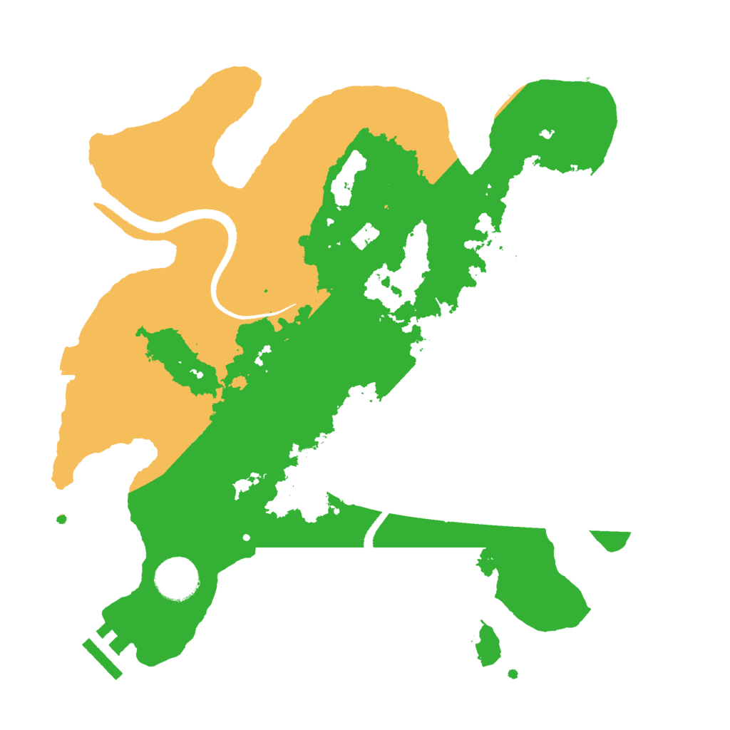 Biome Rust Map: Procedural Map, Size: 3000, Seed: 1470996866