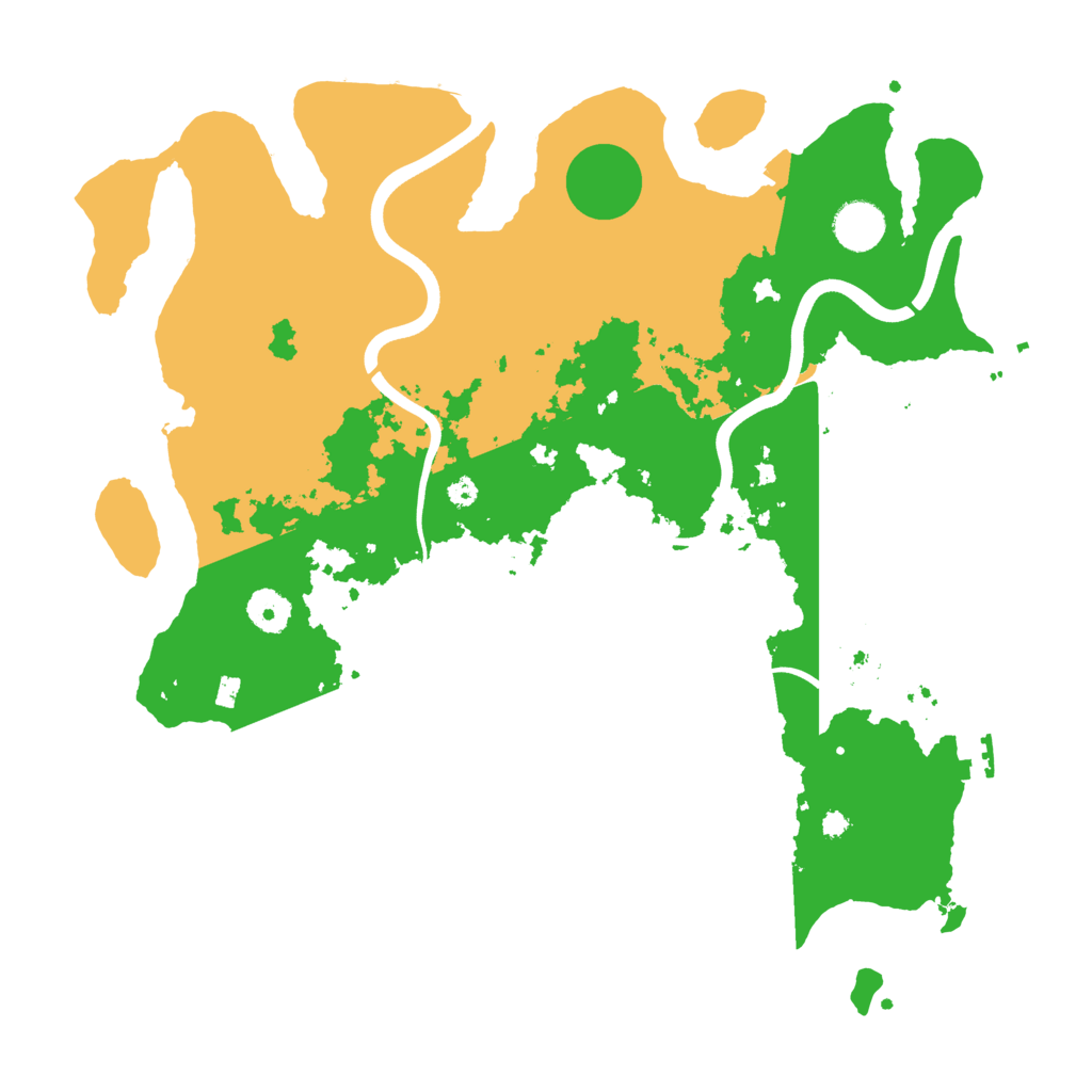 Biome Rust Map: Procedural Map, Size: 3800, Seed: 50326