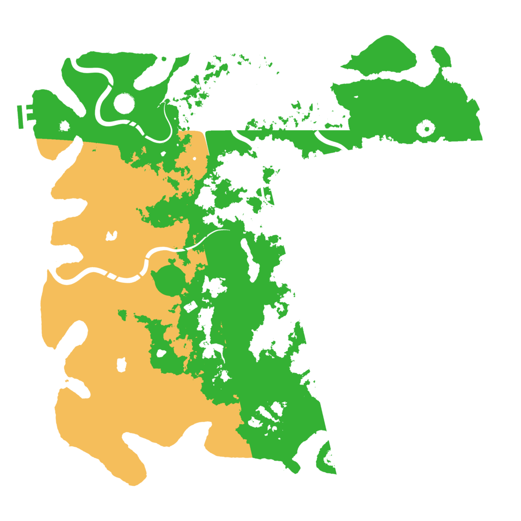 Biome Rust Map: Procedural Map, Size: 4500, Seed: 194354346