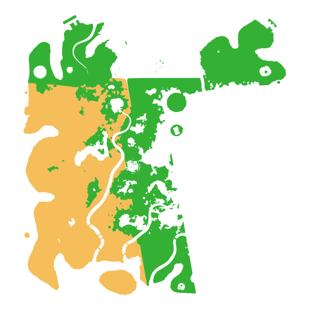 Biome Rust Map: Procedural Map, Size: 4300, Seed: 432487