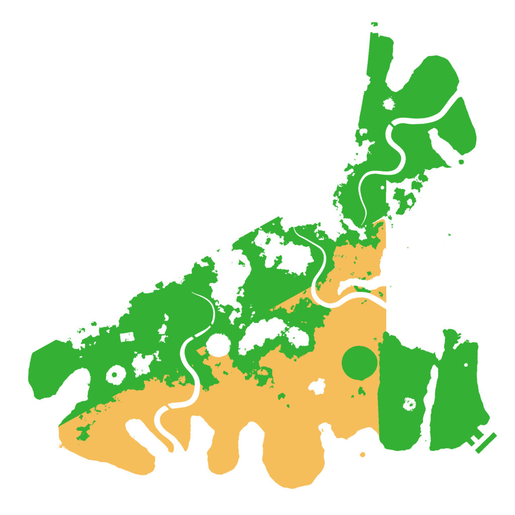 Biome Rust Map: Procedural Map, Size: 4000, Seed: 2096740491