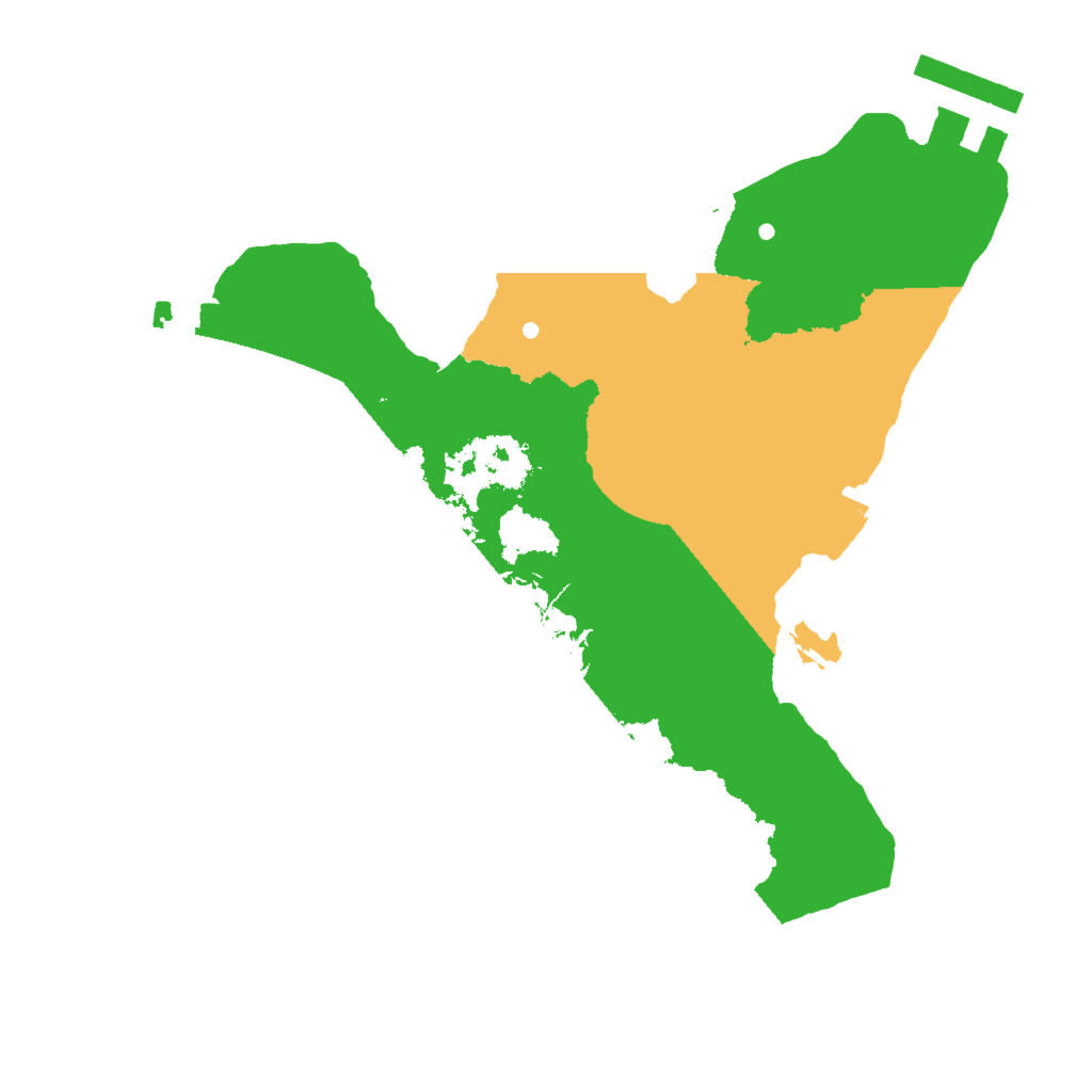 Biome Rust Map: Procedural Map, Size: 2000, Seed: 3875535