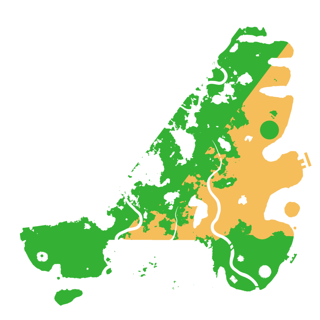 Biome Rust Map: Procedural Map, Size: 4500, Seed: 468847971