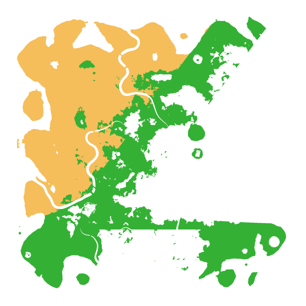Biome Rust Map: Procedural Map, Size: 5000, Seed: 1625