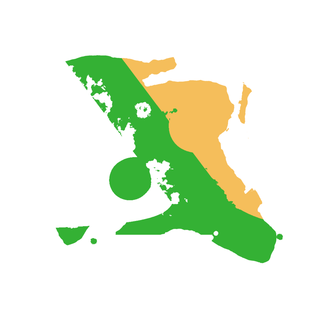 Biome Rust Map: Procedural Map, Size: 2000, Seed: 120014832