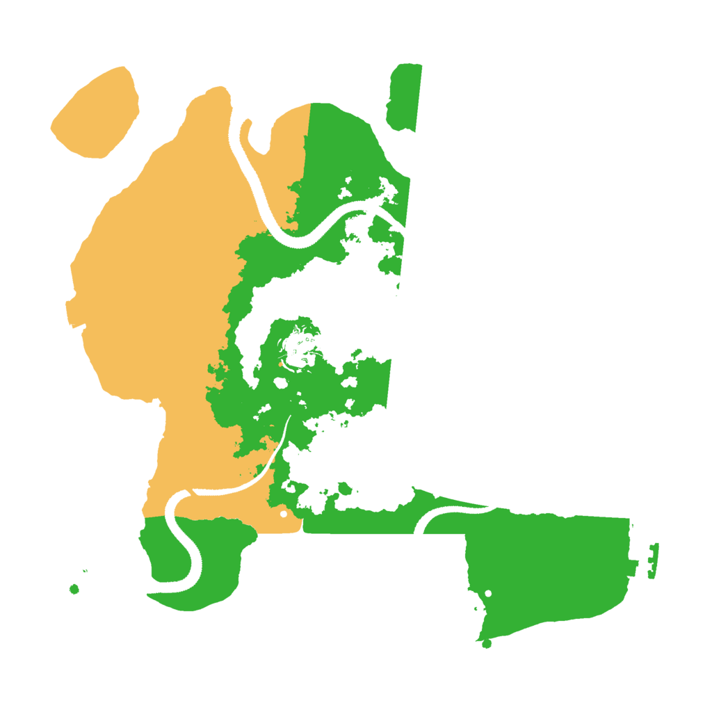 Biome Rust Map: Procedural Map, Size: 3000, Seed: 329252