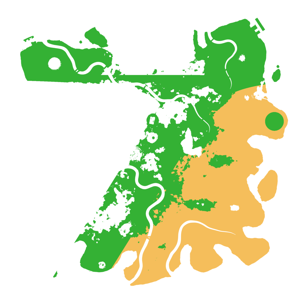 Biome Rust Map: Procedural Map, Size: 4250, Seed: 928914110
