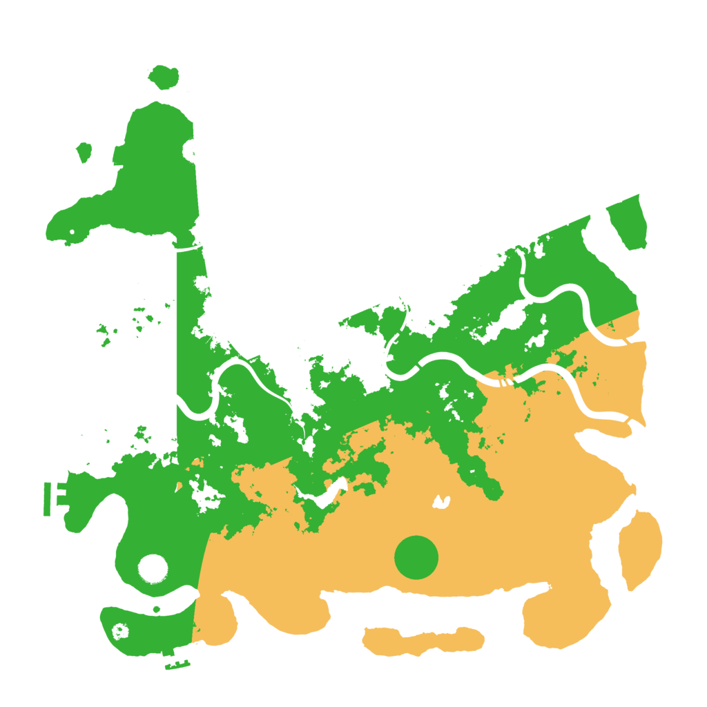Biome Rust Map: Procedural Map, Size: 4250, Seed: 1888248982