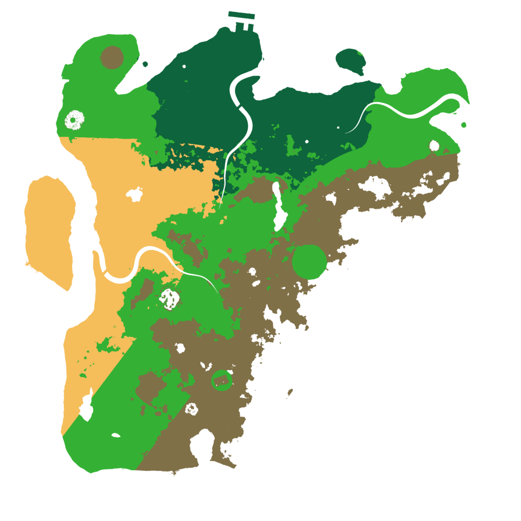 Biome Rust Map: Procedural Map, Size: 4000, Seed: 1568278750