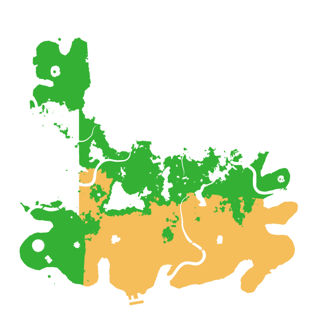 Biome Rust Map: Procedural Map, Size: 4500, Seed: 228960715