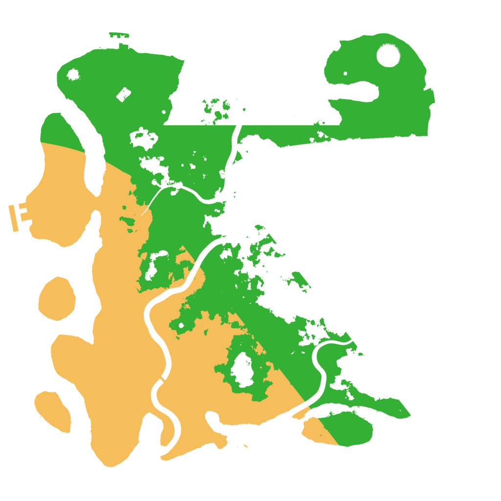 Biome Rust Map: Procedural Map, Size: 3800, Seed: 109706911