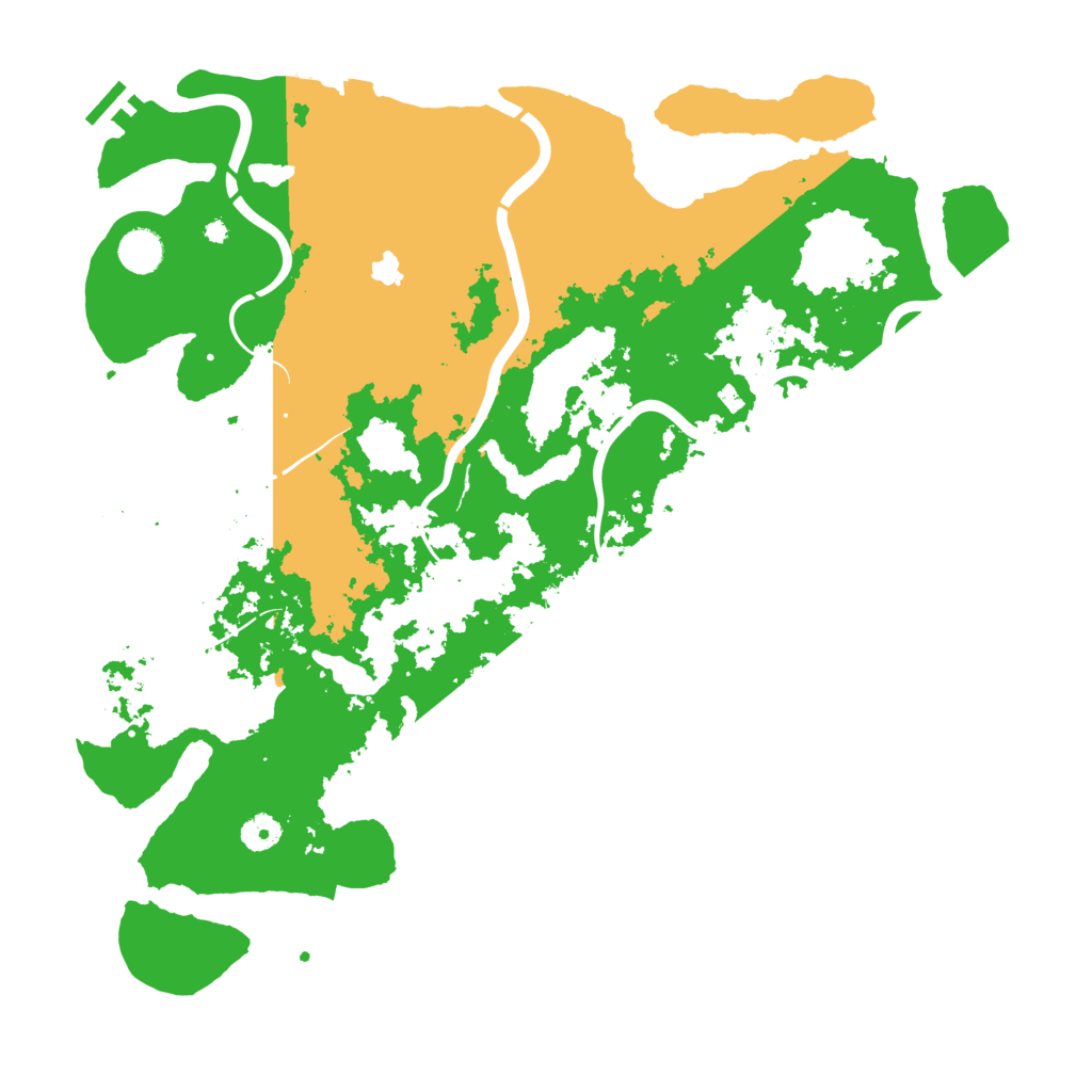 Biome Rust Map: Procedural Map, Size: 4300, Seed: 890327629