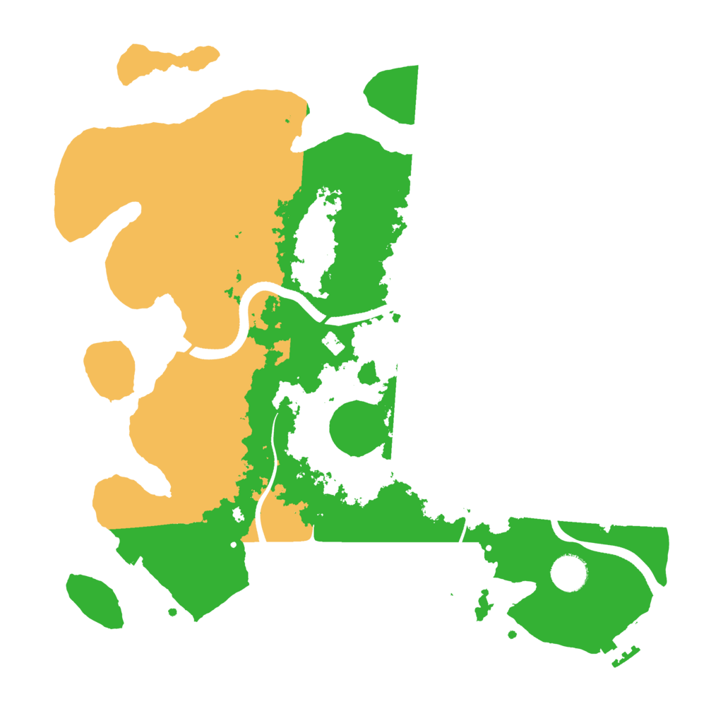 Biome Rust Map: Procedural Map, Size: 3500, Seed: 643622816