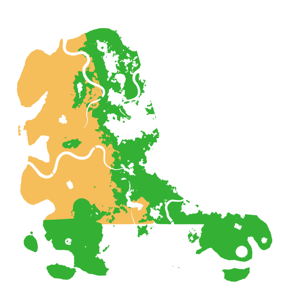 Biome Rust Map: Procedural Map, Size: 4500, Seed: 930462