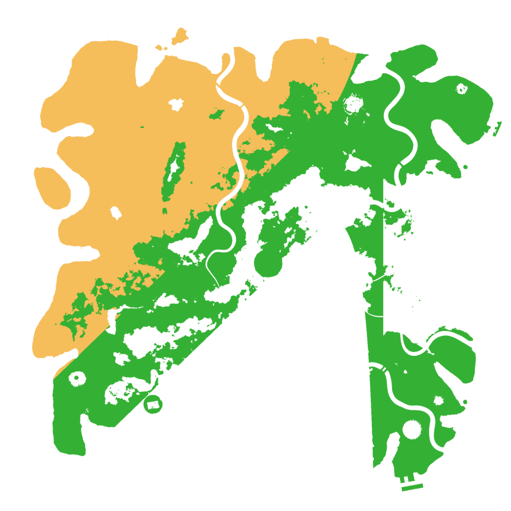 Biome Rust Map: Procedural Map, Size: 4800, Seed: 2109613218