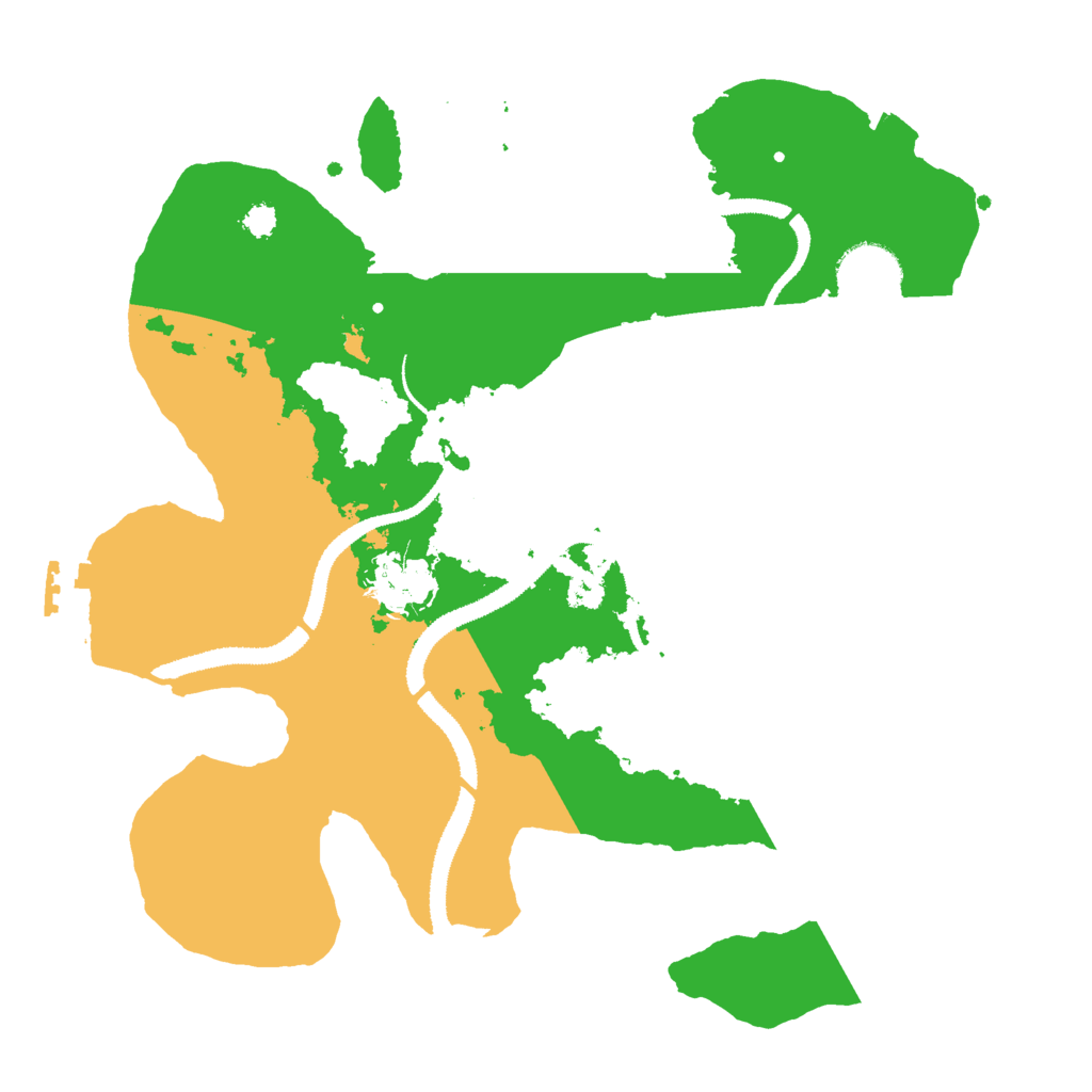 Biome Rust Map: Procedural Map, Size: 3000, Seed: 1066307917
