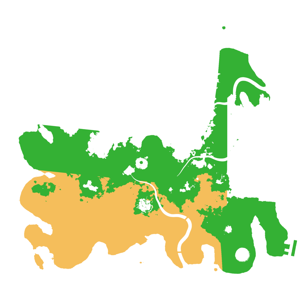 Biome Rust Map: Procedural Map, Size: 3800, Seed: 298566261
