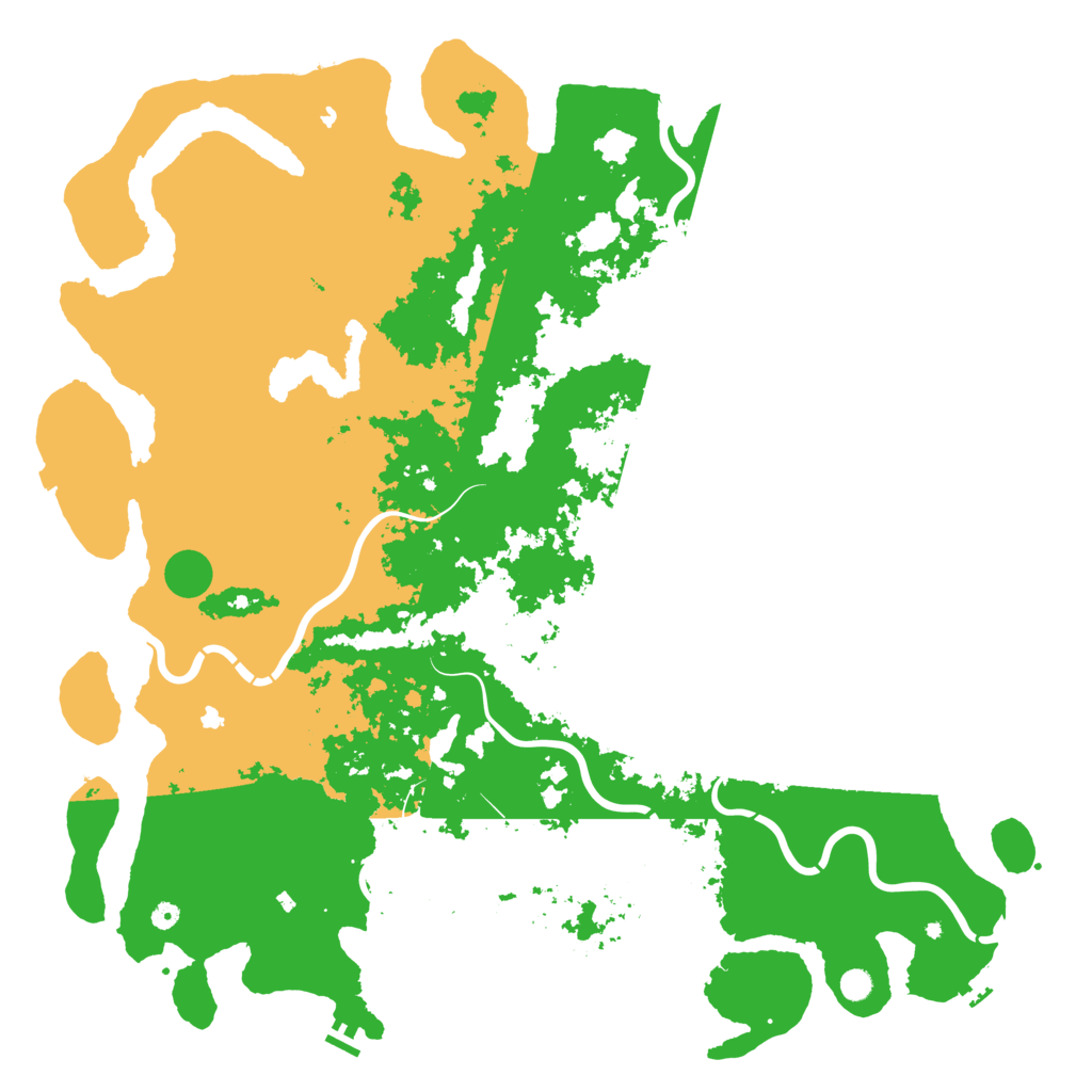 Biome Rust Map: Procedural Map, Size: 6000, Seed: 985641