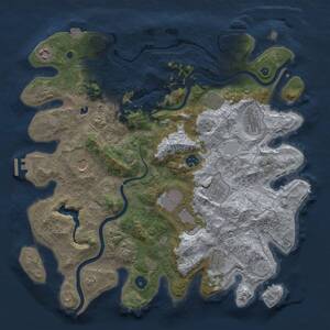 Thumbnail Rust Map: Procedural Map, Size: 4000, Seed: 1489774647, 16 Monuments